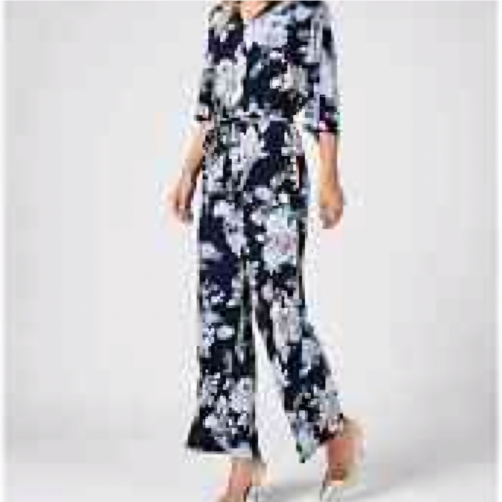 RARE! DOLMAN 3/4 SLEEVE JUMPSUIT WIDE LEG CQ BY CQ - Picture 2 of 12